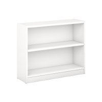 White 2-Shelf Bookcase - Universal-2