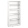 White 5-Shelf Bookcase - Universal-2