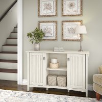 Antique White Storage Cabinet with Drawers - Salinas