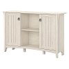 Antique White Storage Cabinet with Drawers - Salinas-3