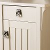 Antique White L-Shaped Desk with Storage - Salinas-3