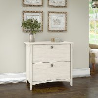 Antique White 2 Drawer Lateral File Cabinet - Salinas