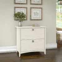 SAF132AW-03 Salinas Antique White 2 Drawer Lateral File Cabinet