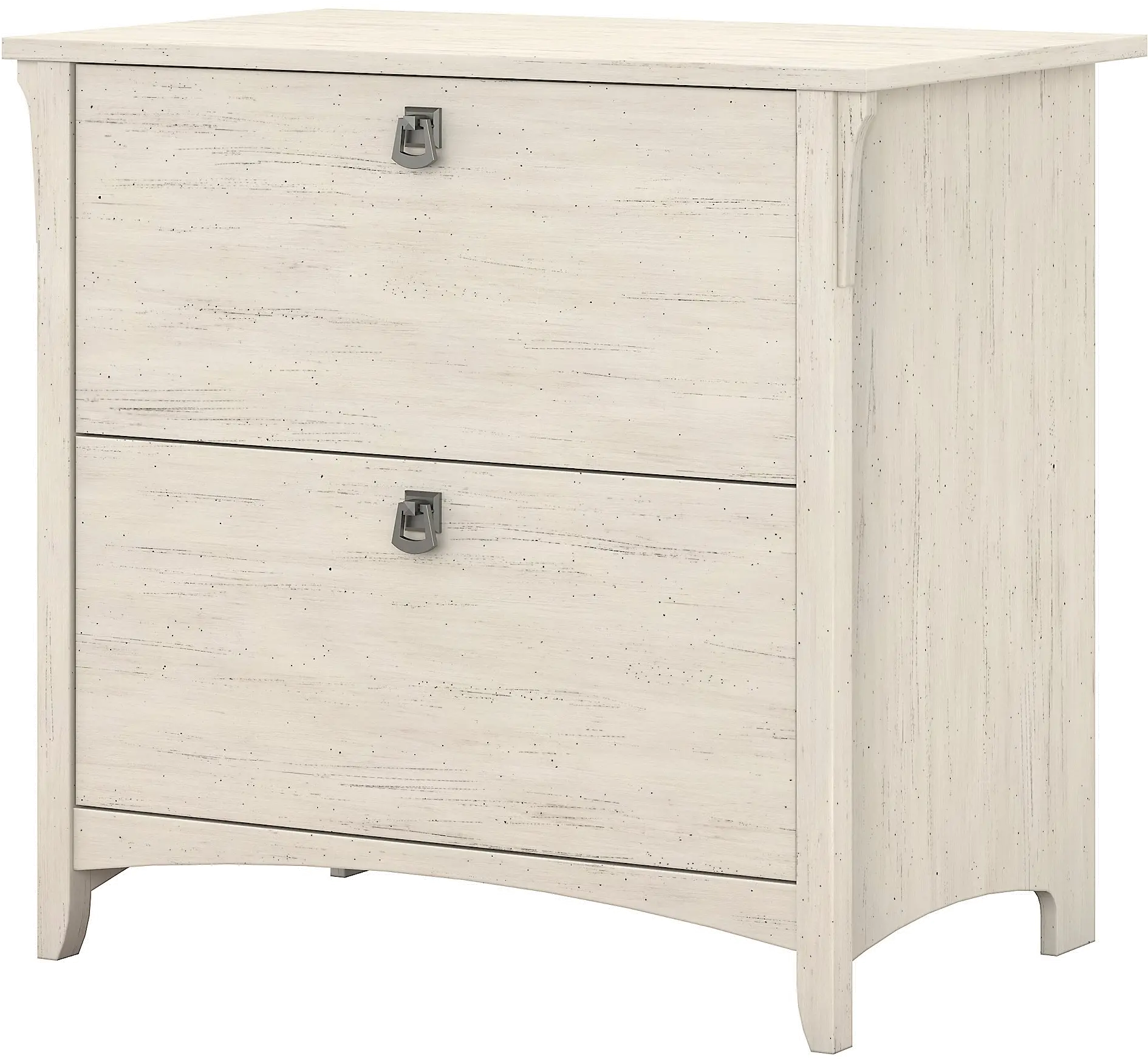 SAF132AW-03 Salinas Antique White 2 Drawer Lateral File Cabinet-5