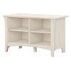 Antique White Shoe Storage Bench - Salinas-2