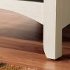 Antique White Shoe Storage Bench - Salinas-4