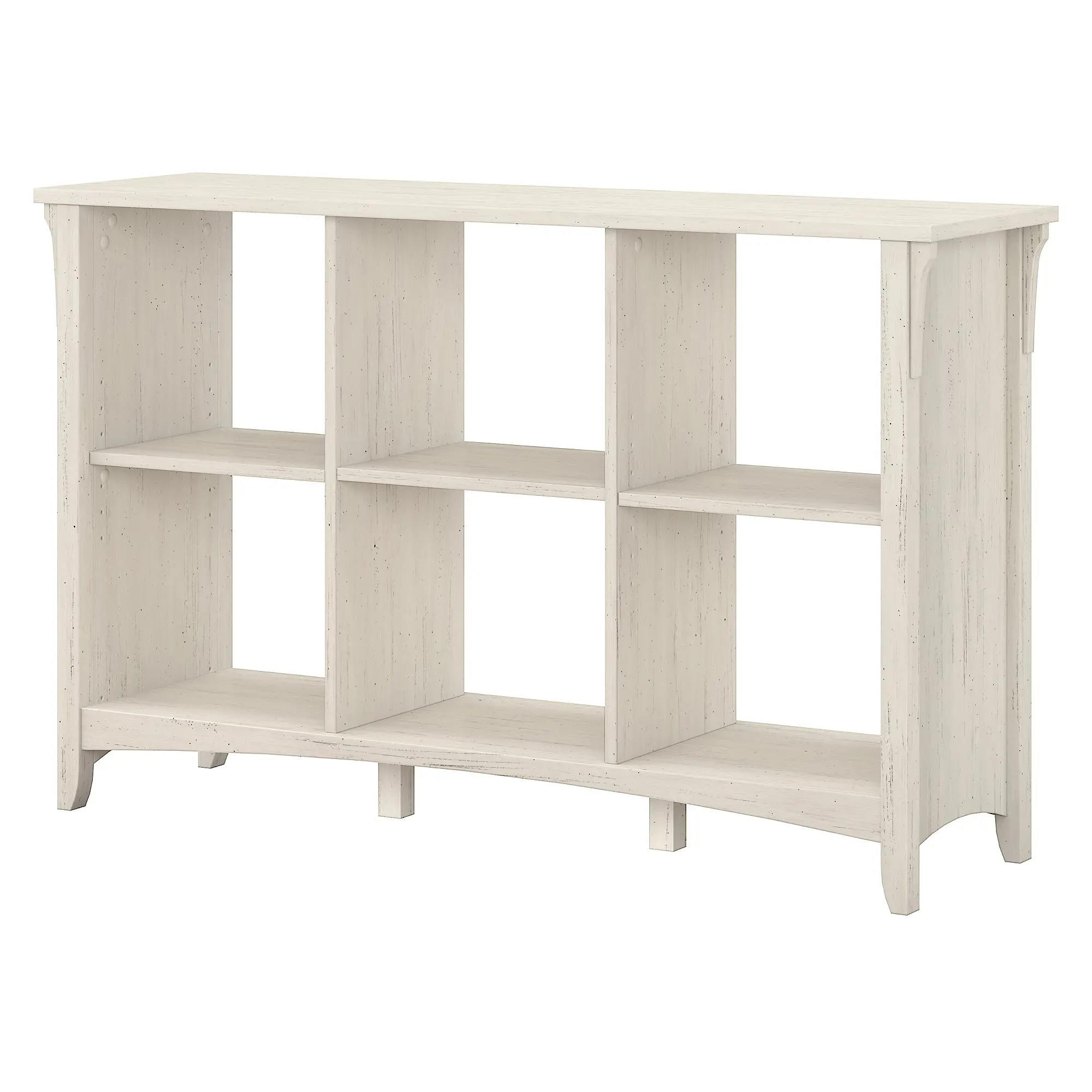 SAB148AW-03 Salinas Antique White 6-Cube Organizer-1