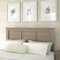 Ash Gray Full or Queen Headboard - Somerset