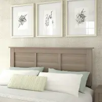STQ165AG Ash Gray Full or Queen Headboard - Somerset