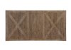 HM4280-30/TABLE Driftwood and Metal Trestle Dining Table - Metropolitan -4