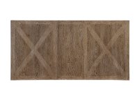 HM4280-30/TABLE Driftwood and Metal Trestle Dining Table - Metropolitan -4
