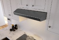 Zephyr 30 Inch Hood - Black Stainless Steel
