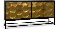 Black and Gold Dining Sideboard - Capiz