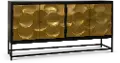 Capiz Black and Gold Dining Room Sideboard