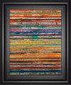 Clearance Multi Colored Shattered Earth Framed Wall Art