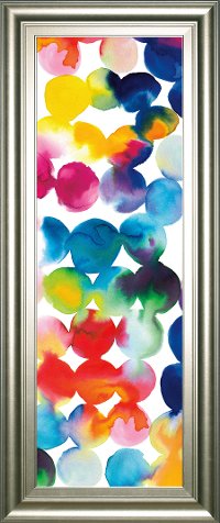 Bright Multi-Color Circles III Framed Wall Art