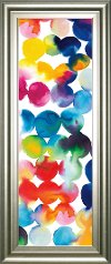 Clearance Bright Multi-Color Circles III Framed Wall Art