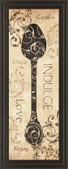 Indulge Spoon Framed Wall Art