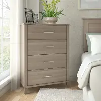 STS132AG Ash Gray 4-Drawer Chest - Somerset