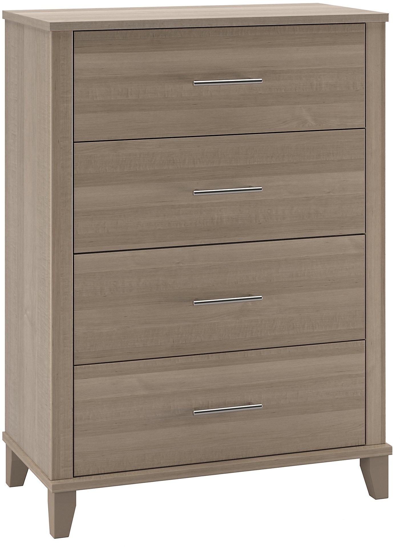 Ash Gray 4-Drawer Chest - Somerset-2
