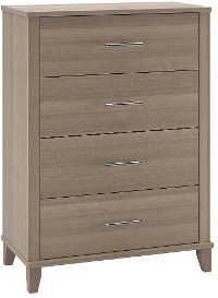Ash Gray 4-Drawer Chest - Somerset-2