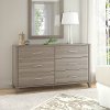 Ash Gray 6-Drawer Double Dresser - Somerset