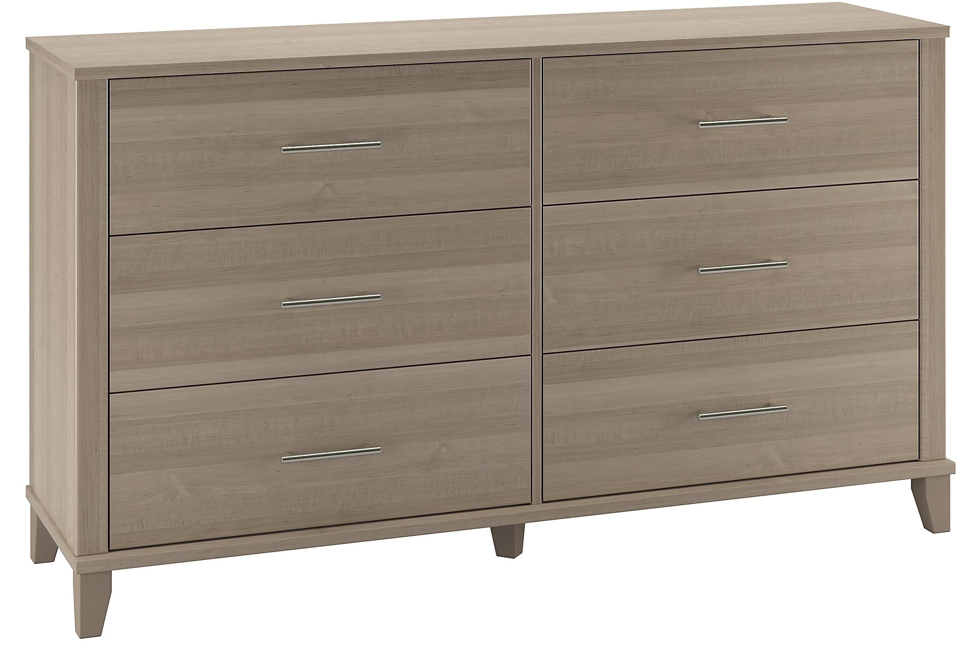 Ash Gray 6-Drawer Double Dresser - Somerset-5