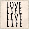 Clearance Love Life Live Life Framed Wall Decor