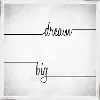 Clearance Dream Big Elegant Script Framed Wall Art