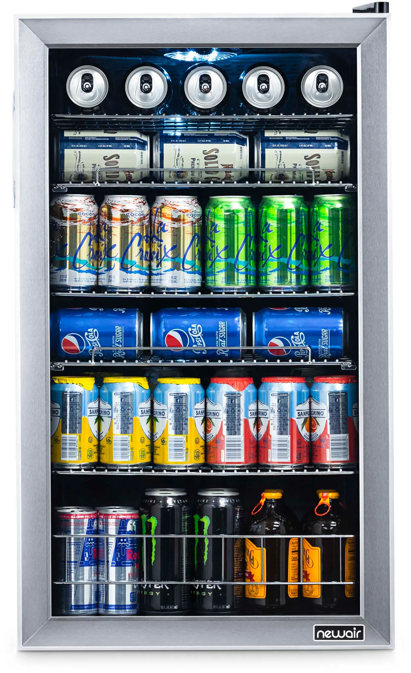 AB-1200 Stainless Steel 126 Can Beverage Cooler-2