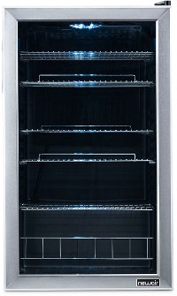 AB-1200 Stainless Steel 126 Can Beverage Cooler-3