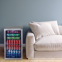 AB-1200 Stainless Steel 126 Can Beverage Cooler-7