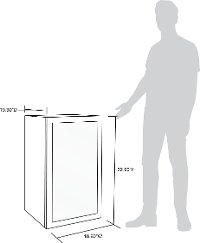 AB-1200 Stainless Steel 126 Can Beverage Cooler-8