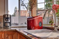 AB-ICE26R Red 26 lb Portable Ice Maker-4