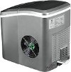 AB-ICE26S Silver 26 lb. Portable Ice Maker-4
