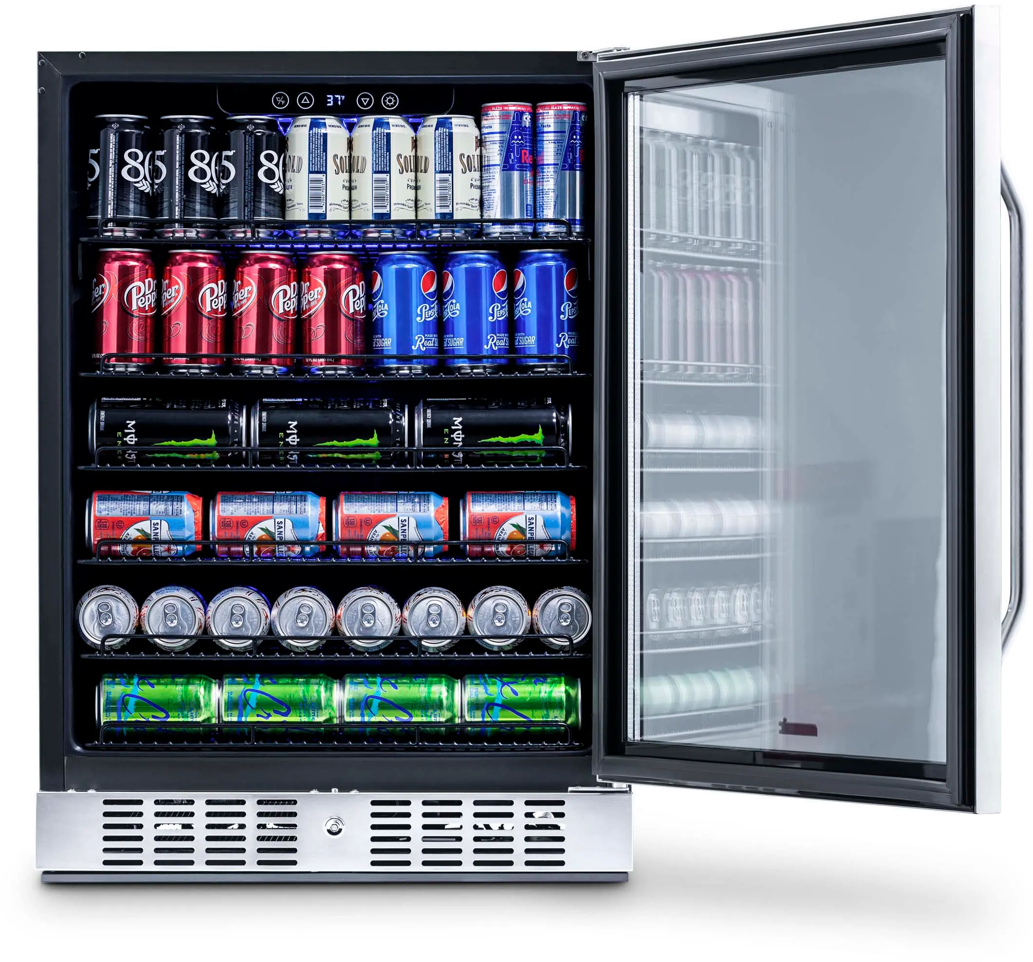ABR-1770 Stainless Steel 177 Can Beverage Cooler-3
