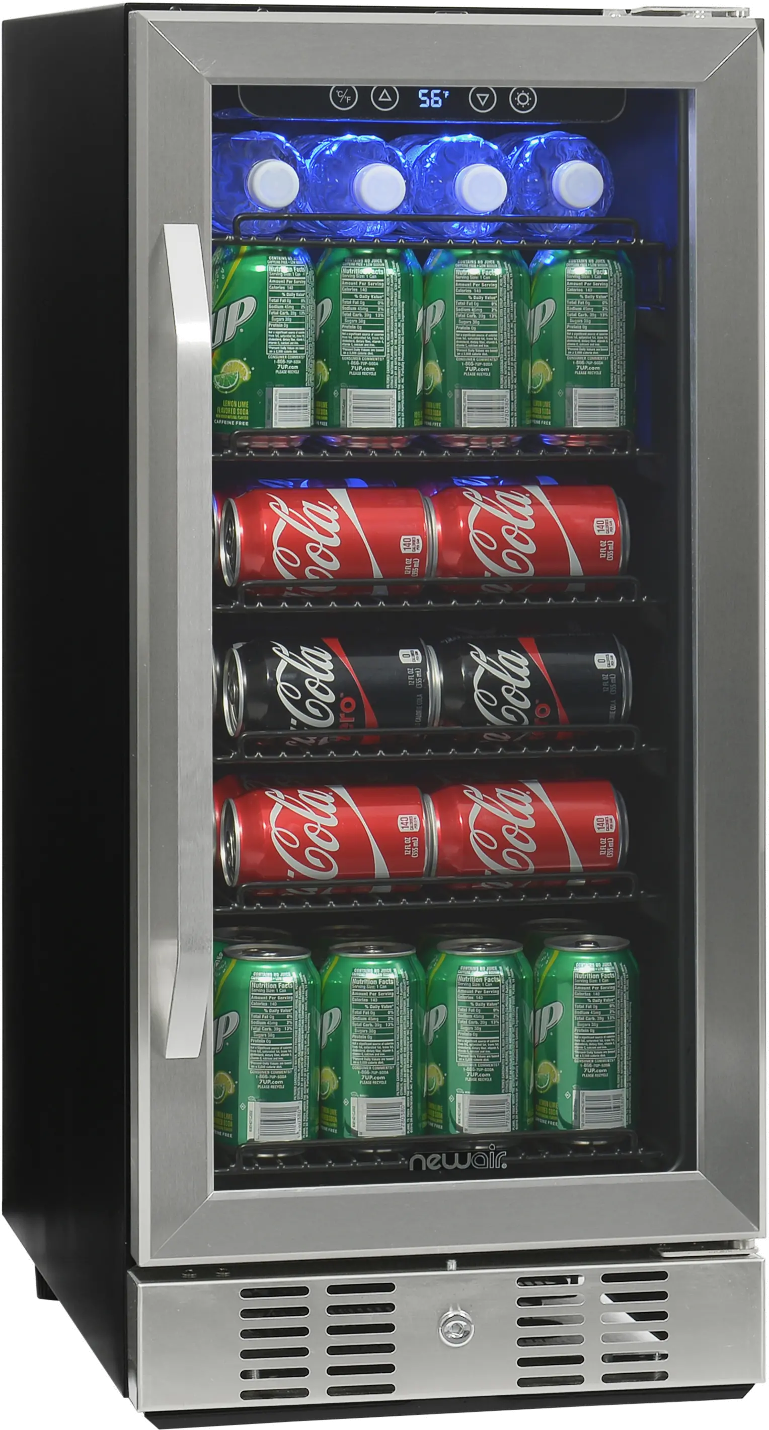 ABR-960 Stainless Steel 96 Can Beverage Cooler-1