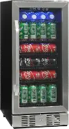 ABR-960 Stainless Steel 96 Can Beverage Cooler