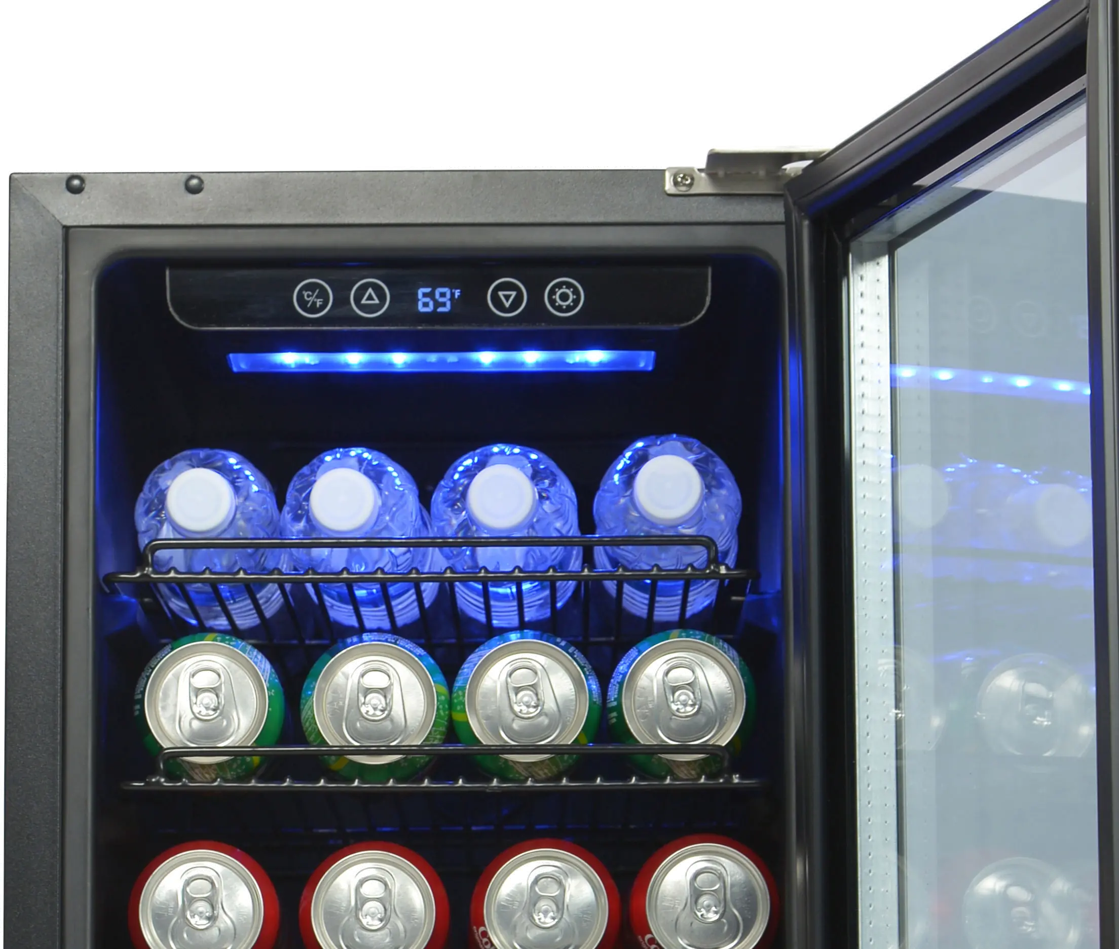 ABR-960 Stainless Steel 96 Can Beverage Cooler-5