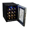 AB-WINE12S Black and Silver 12 Bottle Thermoelectric Wine Cooler-7