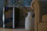 AB-WINE18S Black and Silver 18 Bottle Thermoelectric Wine Cooler-3
