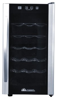 AB-WINE18S Black and Silver 18 Bottle Thermoelectric Wine Cooler-7