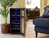 AB-WINE21DS Black and Silver 21 Bottle Thermoelectric Wine Cooler-3