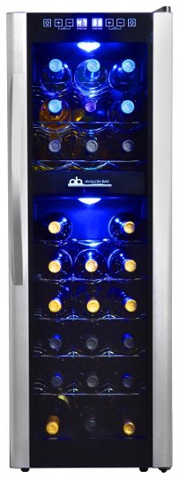 AB-WINE27DS Black and Silver 27 Bottle Thermoelectric Wine Cooler-3