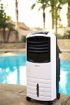 AF-1000W White and Black Portable Evaporative Cooler - 300 sq ft