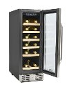 AWR-190SB Stainless Steel/ Black 19 Bottle Wine Cooler-3