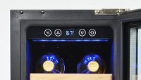 AWR-190SB Stainless Steel/ Black 19 Bottle Wine Cooler-5