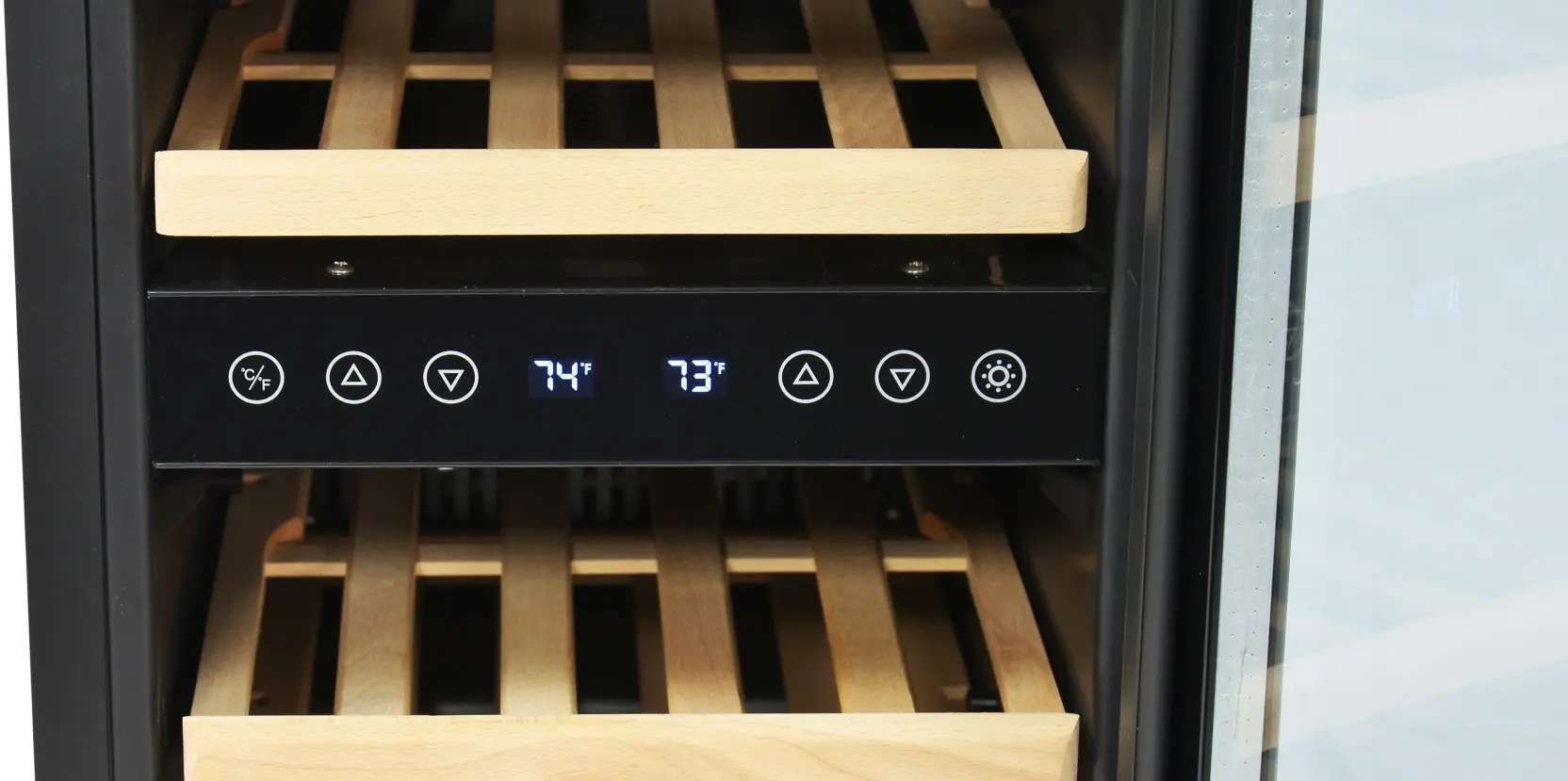 AWR-290DB Stainless Steel/ Black 29 Bottle Wine Cooler-4