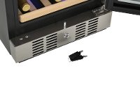 AWR-290DB Stainless Steel/ Black 29 Bottle Wine Cooler-5