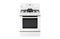 LRG3193SW LG 5.4 cu. ft. Gas Range with Self-Cleaning Convection Oven - White